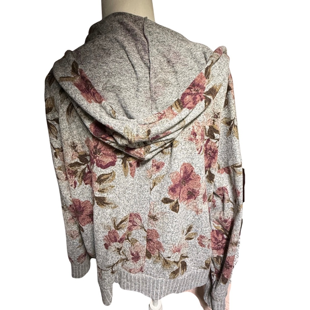 Maurices Heather Gray Knit Hoodie - Picture 4 of 8